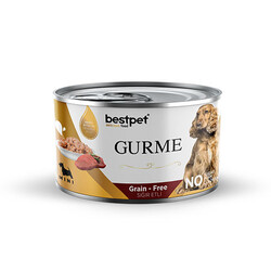 Bestpet Gurme Adult Mini Irk Biftek Parça Etli Jelly Yetişkin Köpek Konservesi 200 Gr - Thumbnail