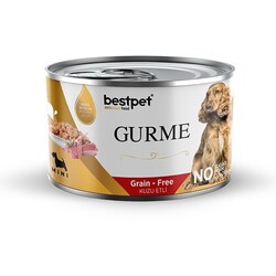 Bestpet Gurme Adult Mini Irk Kuzulu Parça Etli Jelly Yetişkin Köpek Konservesi 200 Gr - Thumbnail