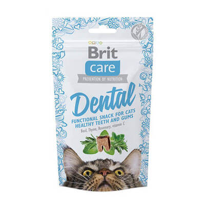 Brit Care Dental Hindili Kedi Bisküvisi 50 Gr