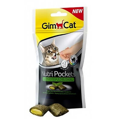 Gim Cat Kedi Ödül Tableti Nutri Pockets Kedi Otu Multivitamin 60 gr