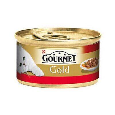 Gourmet Gold Parça Sığır Etli Yetişkin Kedi Konservesi 85 gr