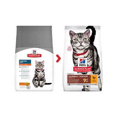 Hills Hairball İndoor Tavuklu Tüy Yumağı ÖnleyiciKedi Maması 1.5 Kg