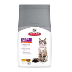 Hills Sensitive Skin Deri Tüy ve Sindirim Hassasiyeti İçin Kedi Maması 1.5 Kg - Thumbnail