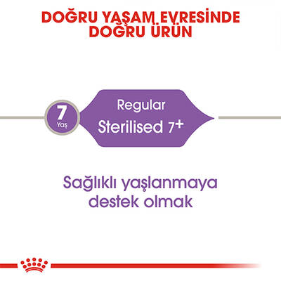 Royal Canin Sterilised 7+ Kısırlaştırılmış Kedi Maması 1,5 Kg