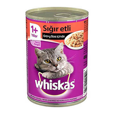 Whiskas Biftekli Yetişkin Kedi Konservesi 400 Gr