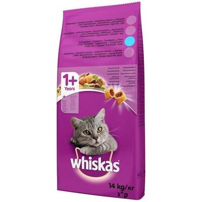 Whiskas Ton Balık ve Sebzeli Yetişkin Kedi Maması 14 Kg